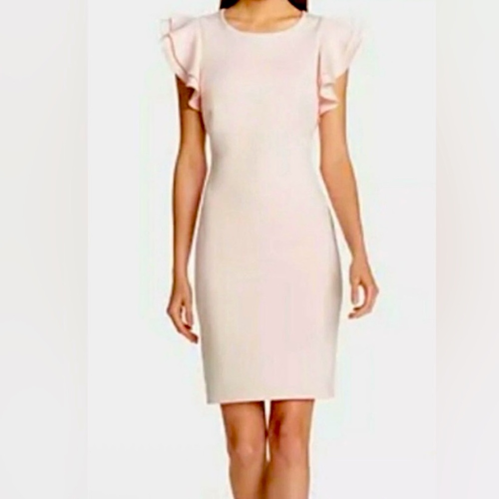 Gorgeous pale pink Tommy Hilfiger sheath dress!